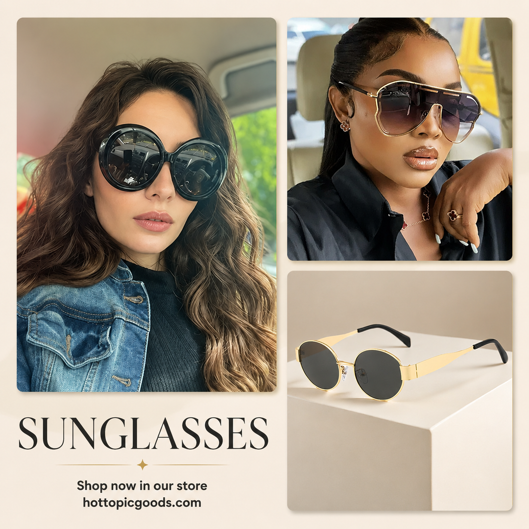 Stylish sunglasses with tinted lenses for UV protection and glare reduction