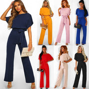 Summer Button Tie Jumpsuit