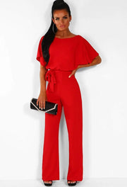 Summer Button Tie Jumpsuit