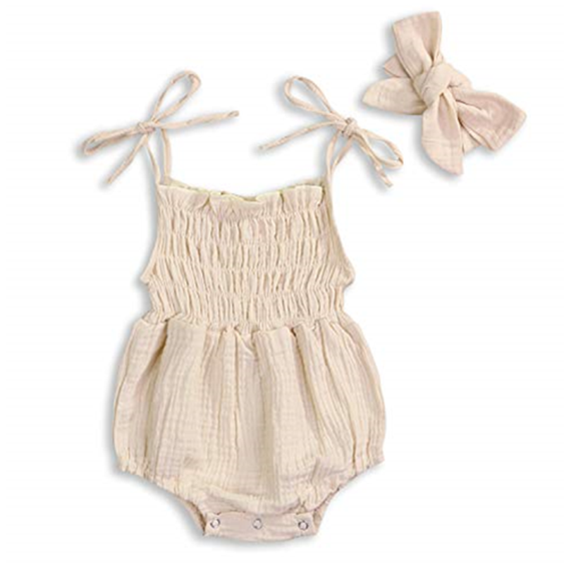 Soft Cotton Strapping Baby Creeper