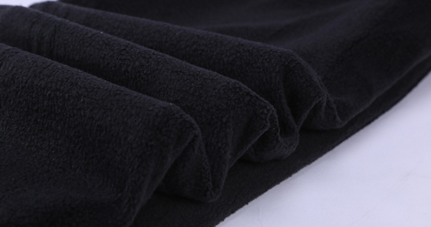 Close-up of soft, textured black fabric used in Boys Blue Jeans.