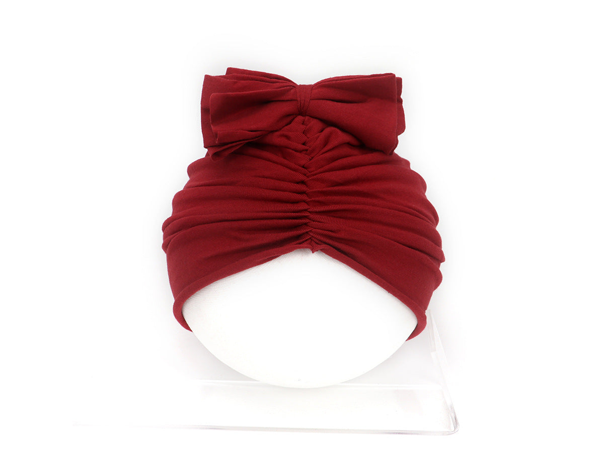 Newborn Girl Soft Turban Bonnet