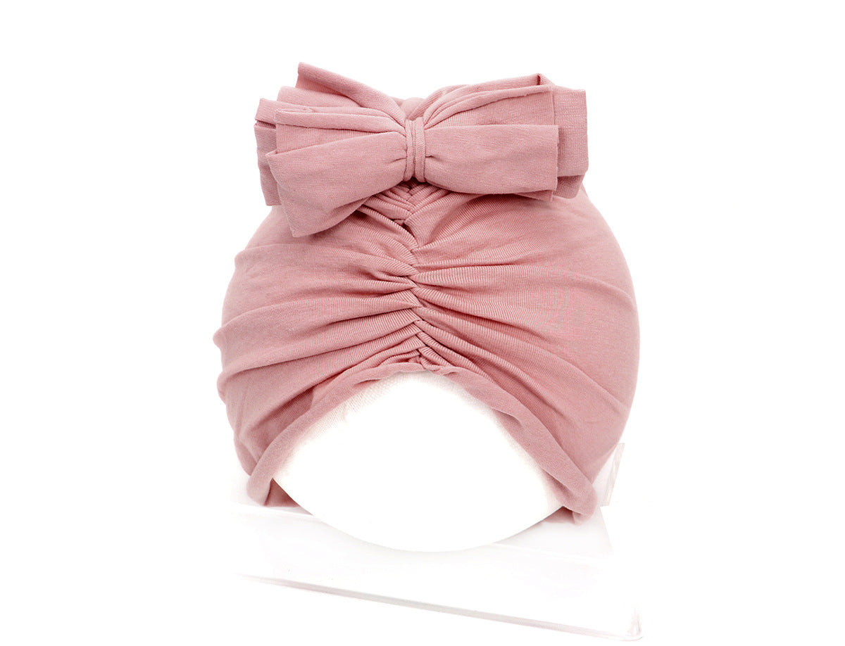 Newborn Girl Soft Turban Bonnet