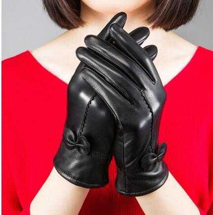 Womens Sheep Leather Gloves 
