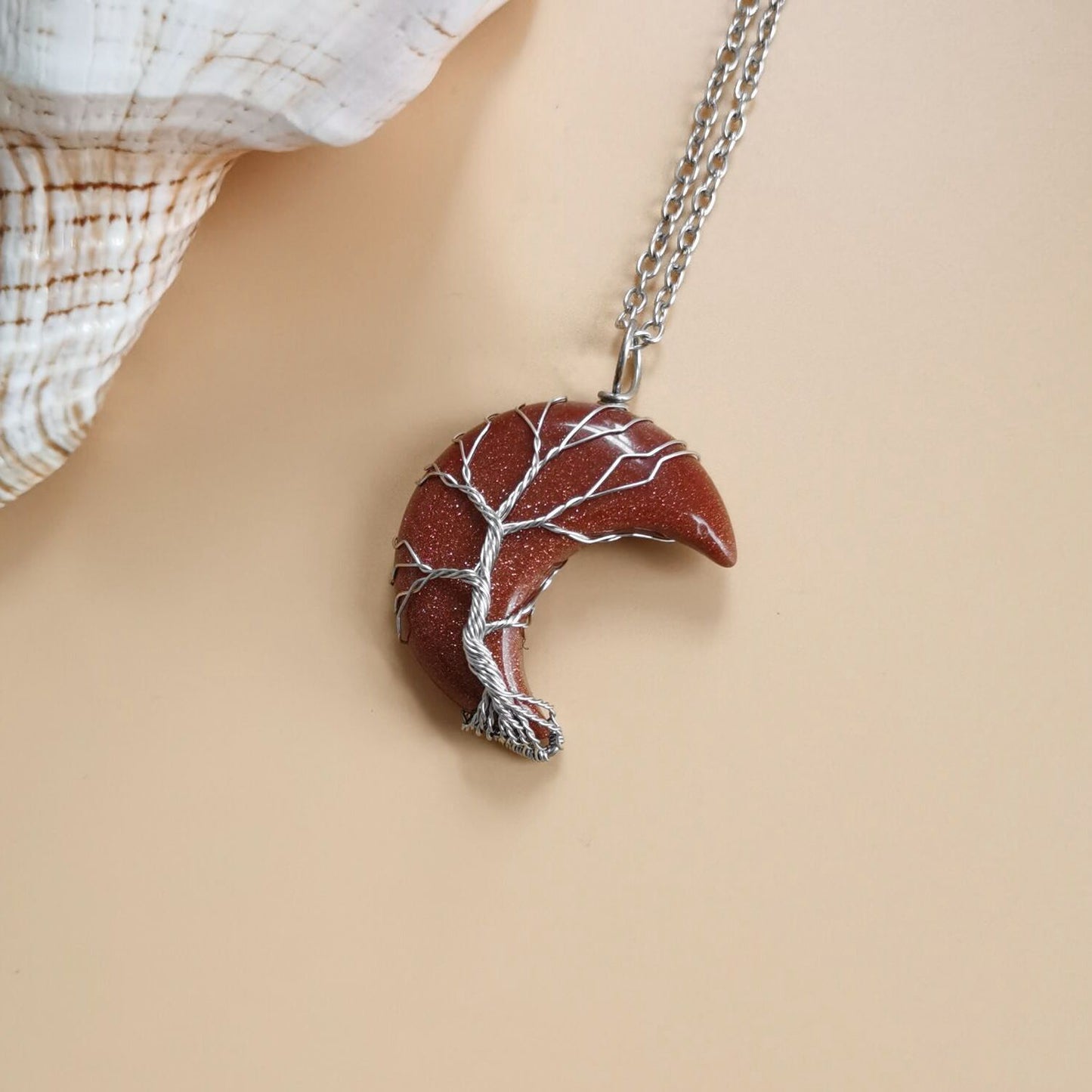 Moon Tree Of Life Necklace