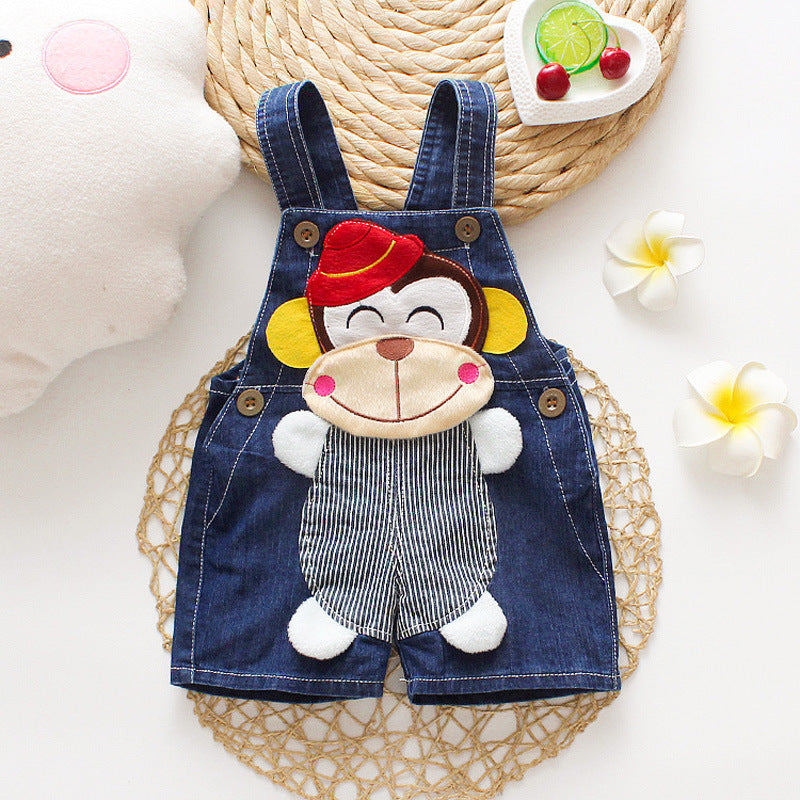 Children's Summer Denim Overalls