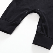 Batman Baby Onesie with snap closures for easy dressing and diaper changes.