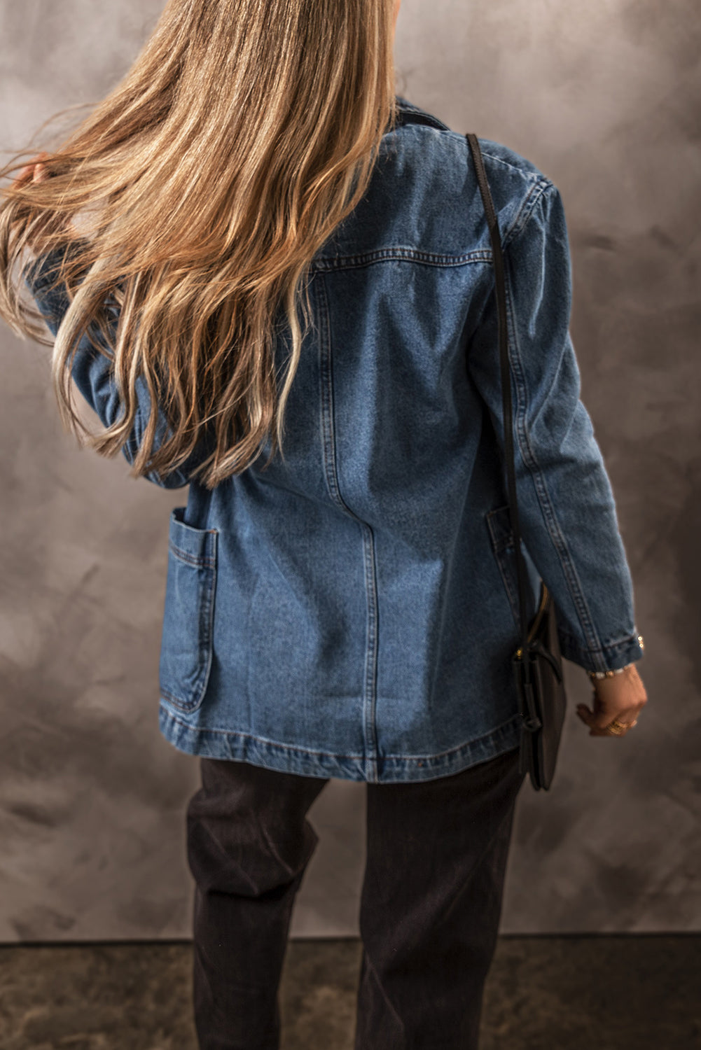 Pocketed Denim Jacket