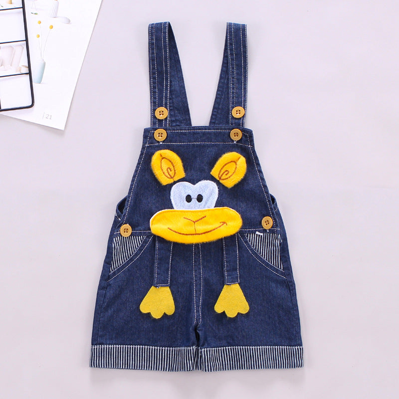 Children's Summer Denim Overalls