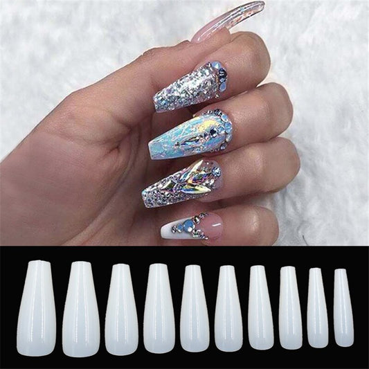 500 Transparent Natural Color Ballet Nails