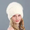 Knitted Earmuff Straw Hat