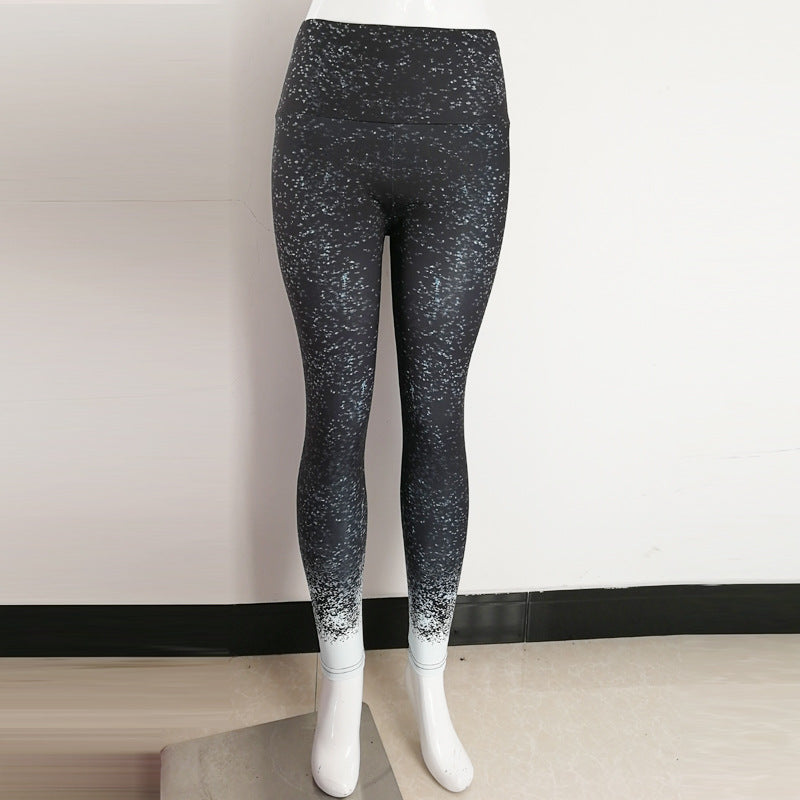 Gradient Gypsophila Yoga Pants