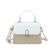 Western Shoulder Handbag with decorative stitching and unique hardware, featuring a comfortable strap and spacious interior.