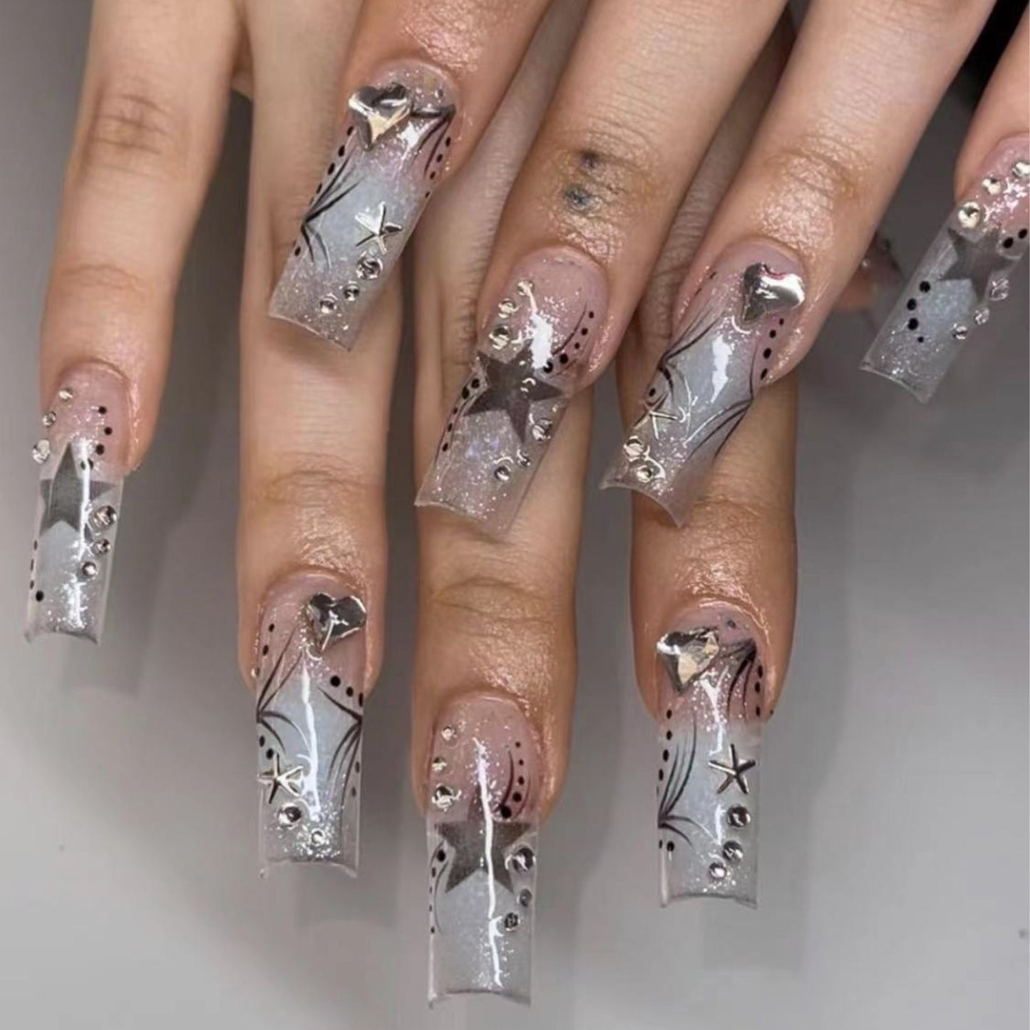 Women's Fashion Rhinestone Nails