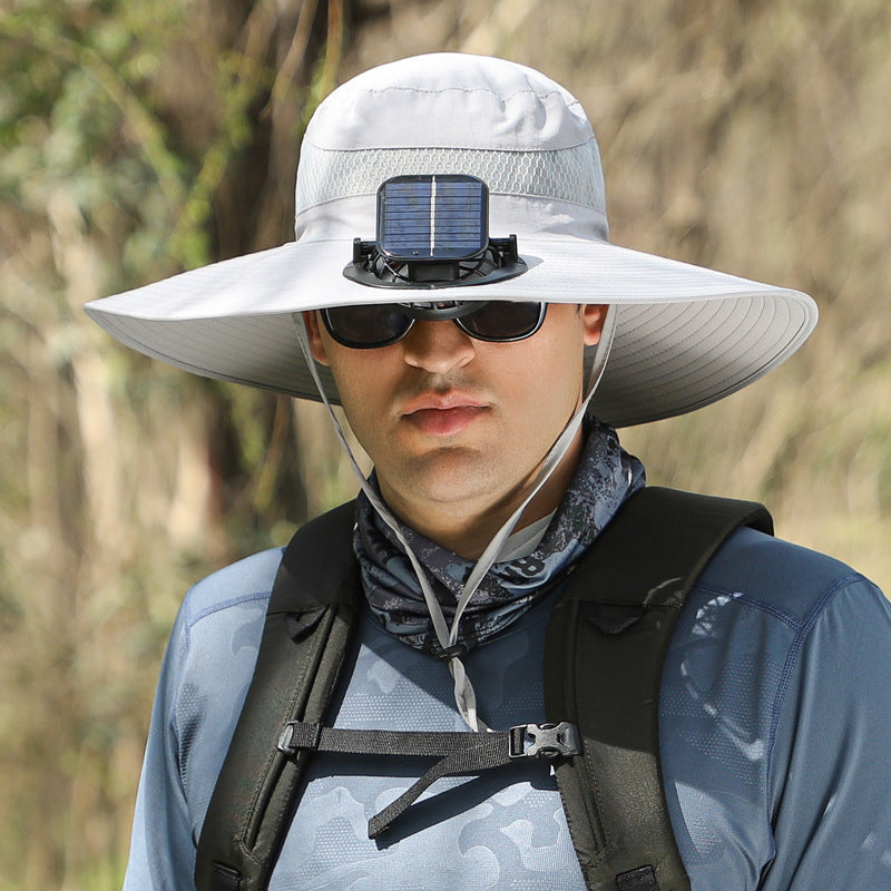 Solar Rechargeable Fan Hat