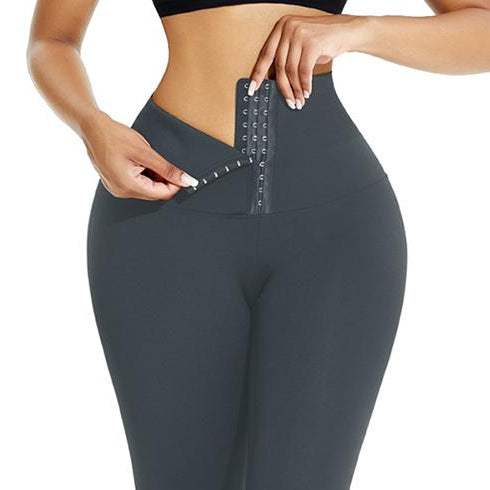 Abdominal Hip Lift Yoga Pants with high-waisted compression design for support and flexibility.