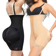 High Waisted Body Shapewear in black and skin color for waist shaping and tummy flattening.