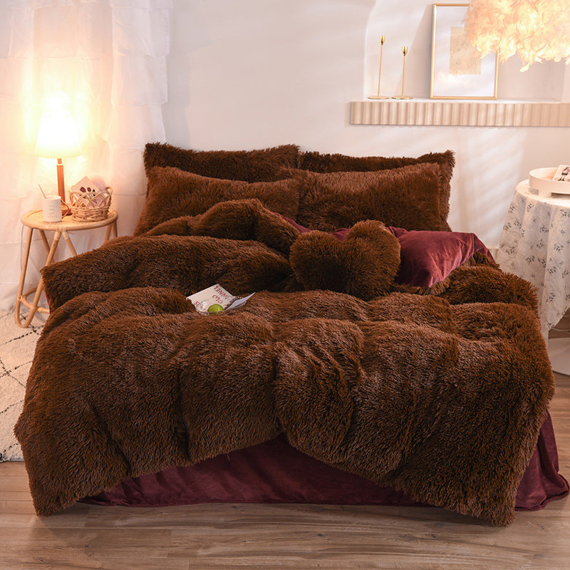 Fleece Duvet Cover Set