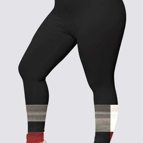 Women's 3D Digital Print Leggings with vibrant design, snug fit, and stretch fabric.