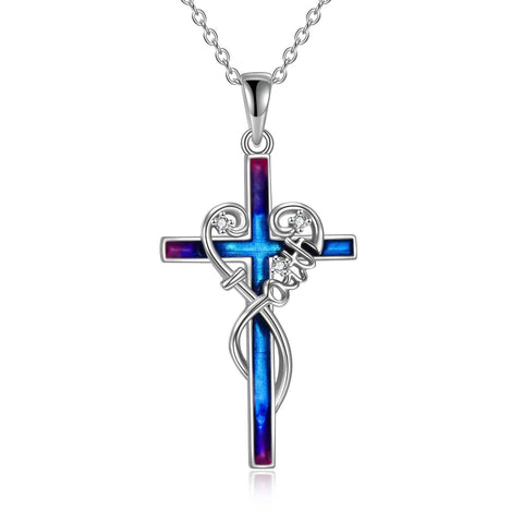 Sterling Silver Cross Necklace