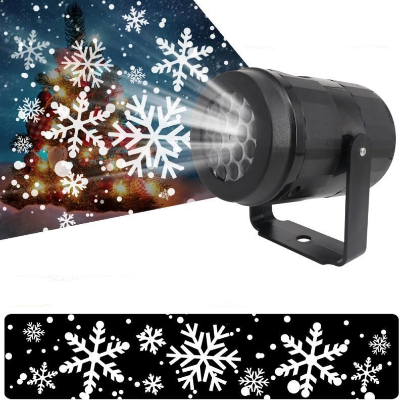 Christmas Lights Snowflake Projector