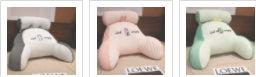 Fluffy Sofa Cushion Pillow in gray, pink, and mint colors offers ergonomic support and cozy comfort.