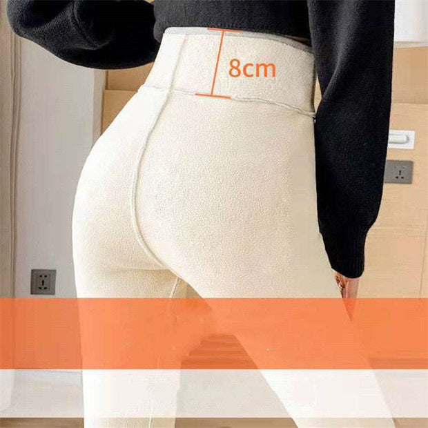 Cashmere leggings offering comfort and warmth with an 8cm high waist design.