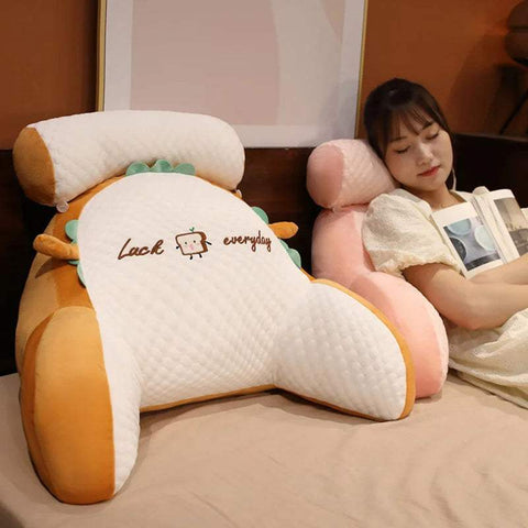 Fluffy sofa cushion pillow with plush design, providing comfort and style for living spaces.