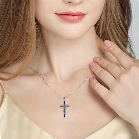 Sterling Silver Cross Necklace
