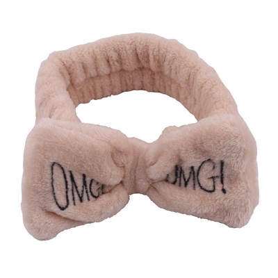 Coral Velvet Butterfly Hair Band with soft velvet texture and playful butterfly design.