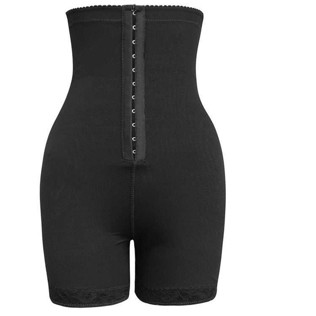 High-rise black belly compression leggings for maternity support.
