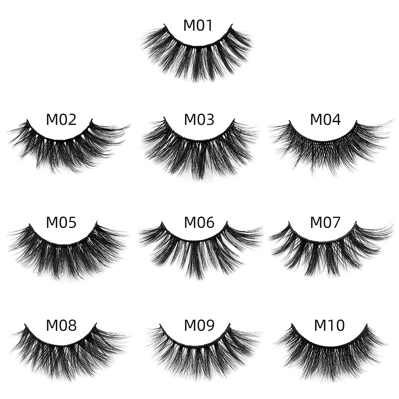 3D False Eyelashes Set