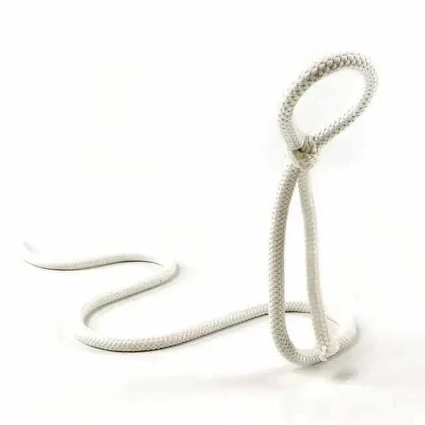 Suspended Rope Wine Bottle Holder with durable rope and serpentine design.