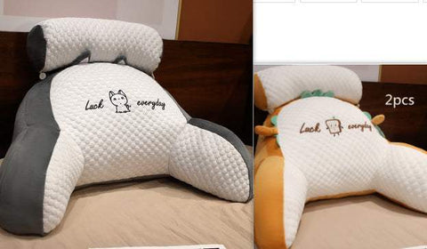 Fluffy Sofa Cushion Pillow with ergonomic design and embroidered pattern, providing plush comfort and support.