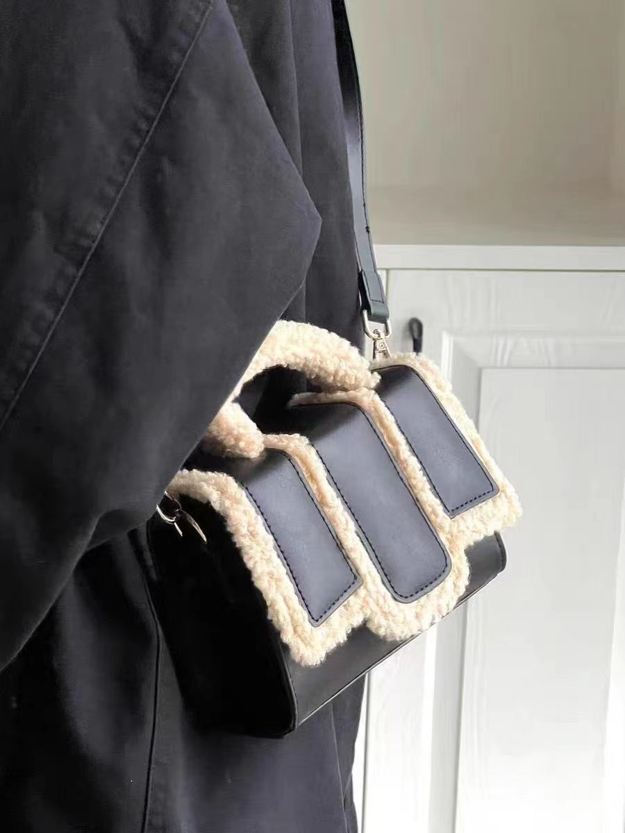 Lamb's Wool Crossbody Bag