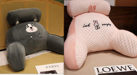 Fluffy Sofa Cushion Pillow with cartoon design, providing cozy support and style for living room decor.