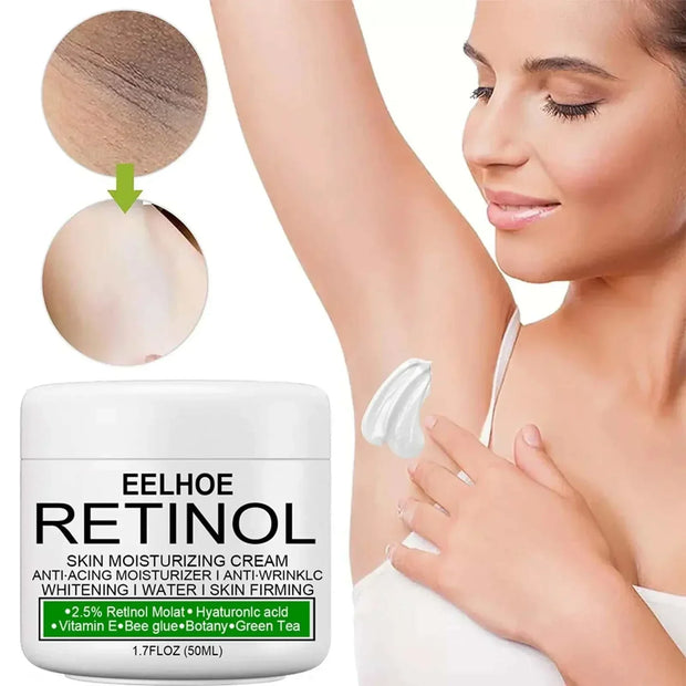 Body Whitening Cream for luminous skin, reduces dark spots, fast-absorbing, suitable for all skin types.