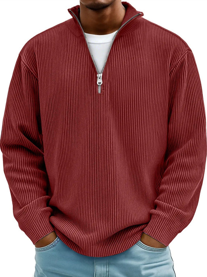 Men’s Plus Size Quarter-Zip Sweatshirt from Hot Topic Goods