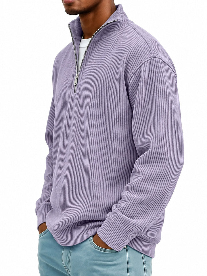 Men’s Plus Size Quarter-Zip Sweatshirt from Hot Topic Goods