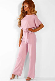 Summer Button Tie Jumpsuit