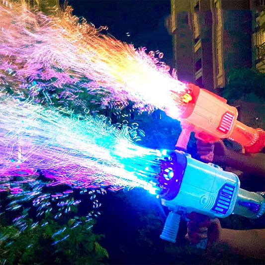 Rocket Boom Electric Bubble Gun