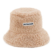 Lambswool Female Fishing Cap with cozy wool texture and short brim, ideal for outdoor activities.