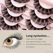 Fluffy Mink Lashes offering dramatic volume and natural look with genuine mink fur.