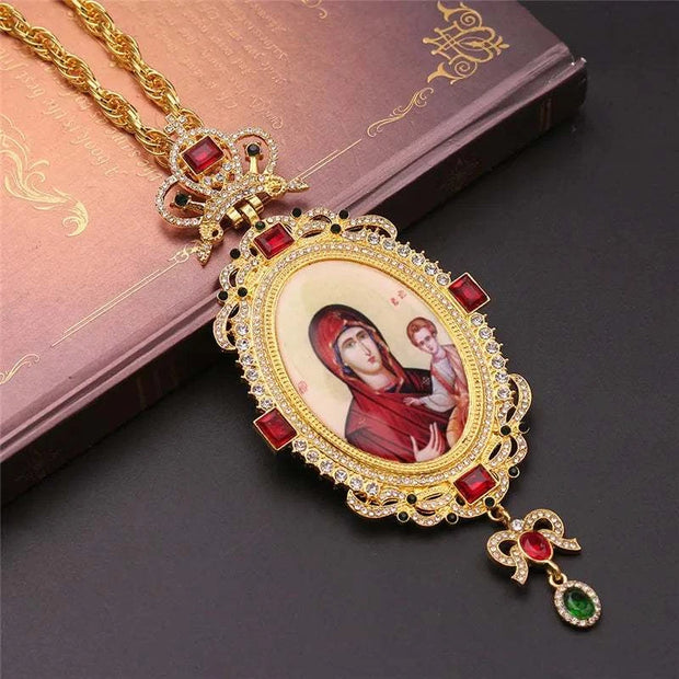 Orthodox Jesus Cross Pendant with intricate design and high-quality materials, symbolizing faith and spirituality.
