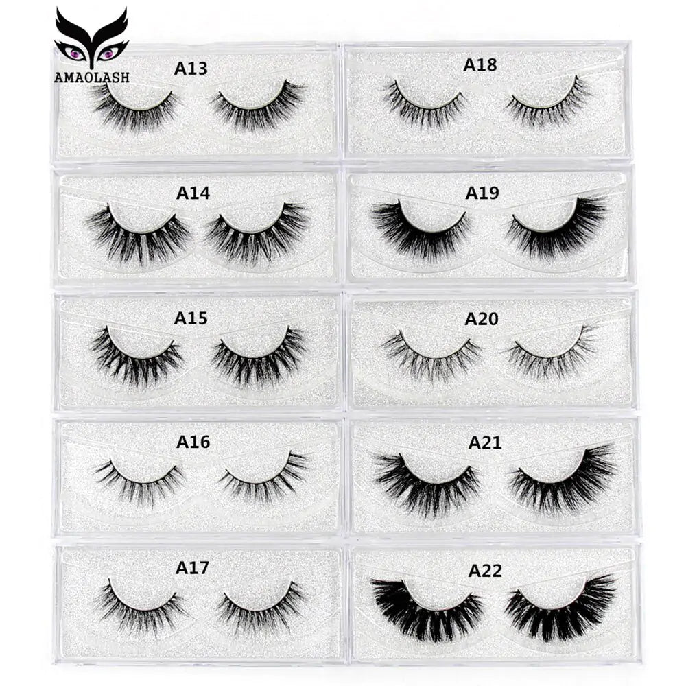 3D False Eyelashes Set