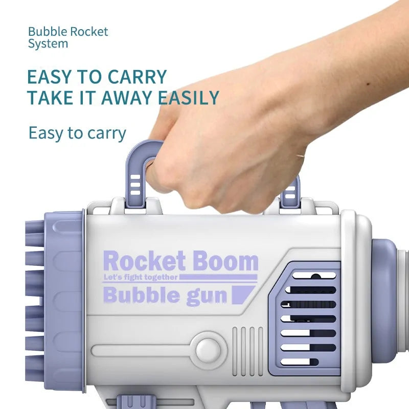 Rocket Boom Electric Bubble Gun