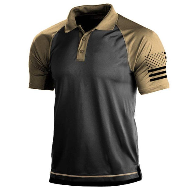 Mens Large Size T-shirt, solid color, polyester, outdoor wear in gray, green, dark blue.