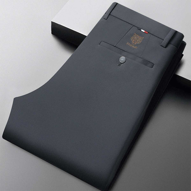 Anti-Wrinkle Business Trousers in sleek design showcasing high-quality fabric and tailored finish.