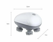 Electric Scalp Massager with ergonomic design and four massage heads.