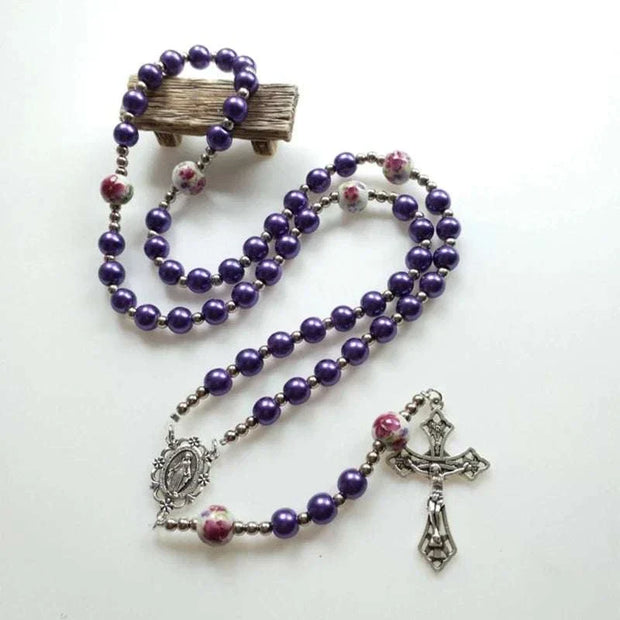 Rosary Bead Necklace